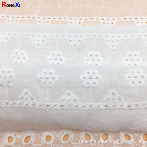 Plastic organic Cotton Embroidery Fabric
